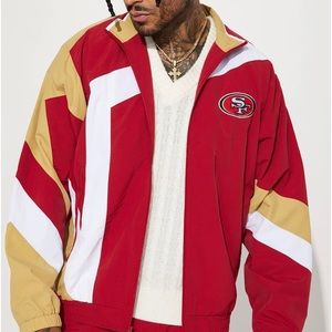 NWT Sf 49ers lightweight  windbreaker jacket